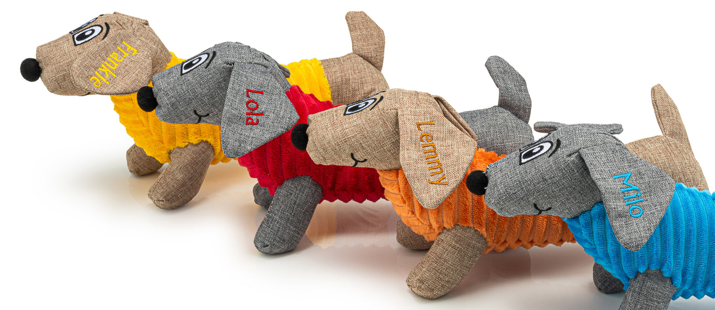 Personalised Squeaky Dog Toy