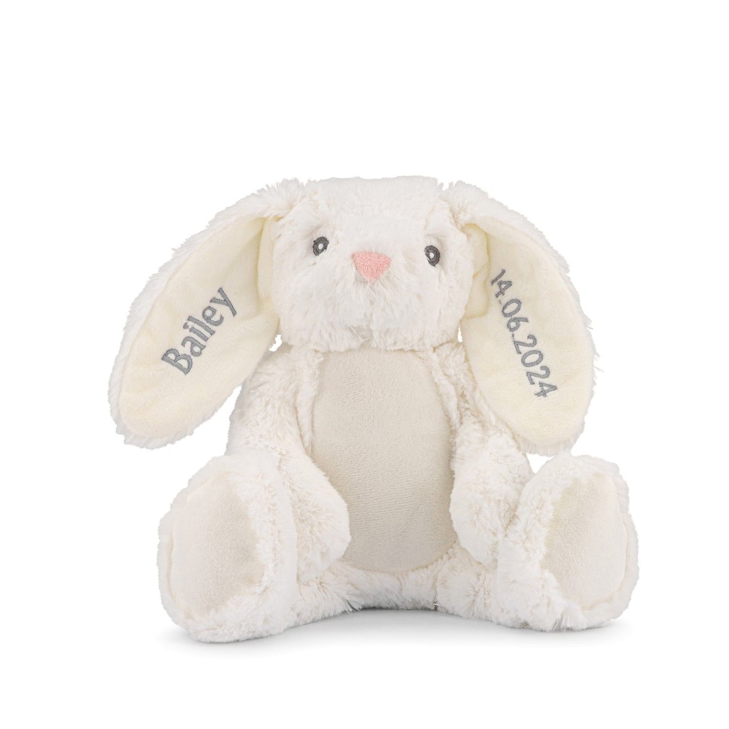 Personalised White Rabbit Soft Toy