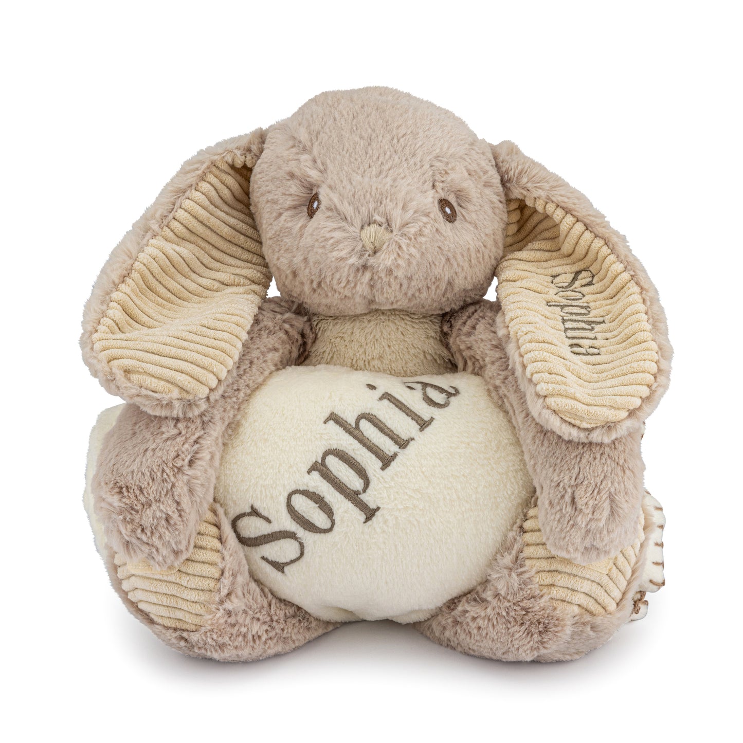Personalised Bunny & Blanket Set