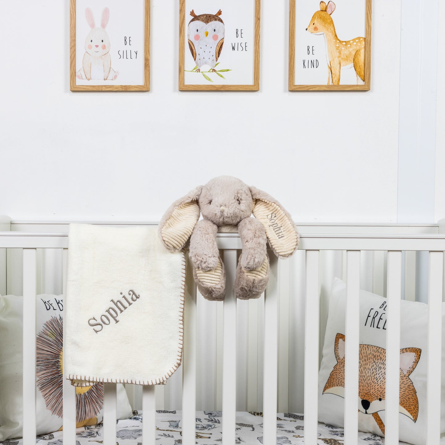 Personalised Bunny & Blanket Set
