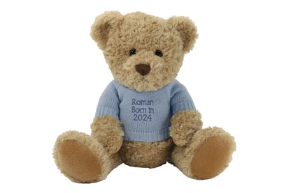 Personalised teddy bear wearing an embroidered jumper — additional view 4