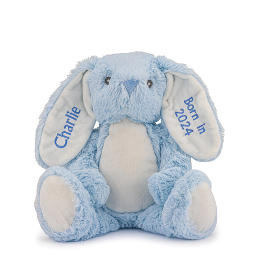 Personalised Blue Rabbit Soft Toy