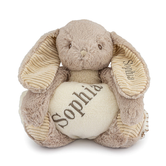 Personalised Bunny & Blanket Set